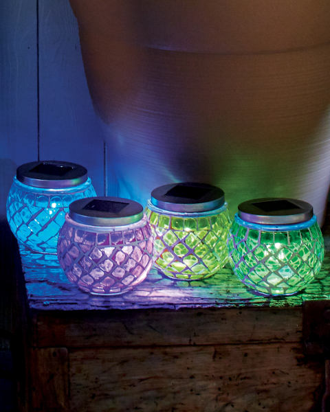 Mosaic Solar Lantern