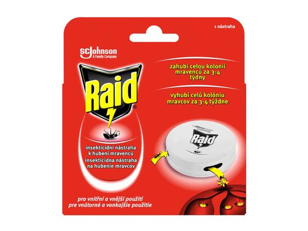 RAID NÁSTRAHA NA  MRAVENCE