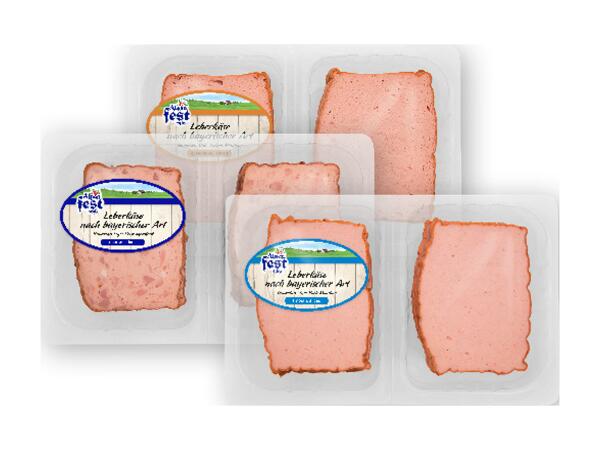 Leberkäse - Sliced meatbased specialties