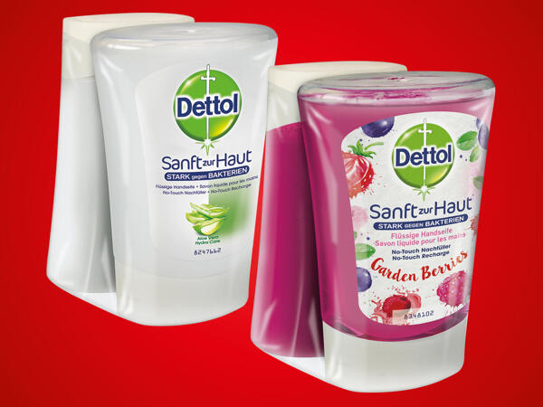 Dettol No-Touch Flüssigseife Nachfüller Doppelpack