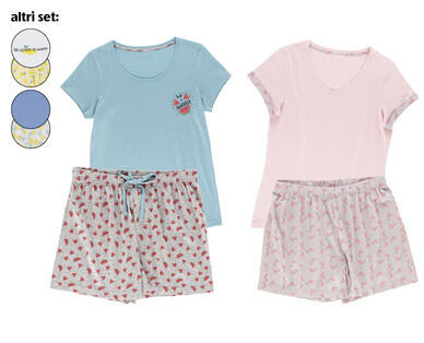 BLUE MOTION 
 PIGIAMA CON PANTALONCINI DA DONNA