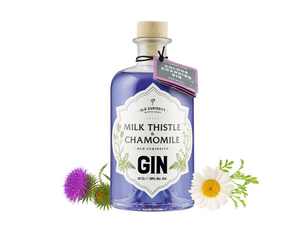 Colour-Changing Milk Thistle and Chamomile Gin