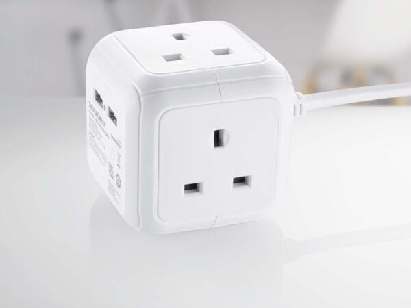 Socket Cube with USB Ports