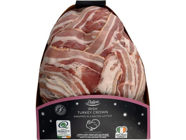 Turkey Crown Dressed with Bacon Lattice