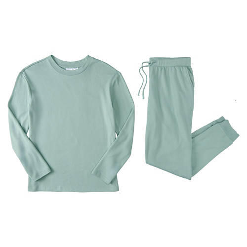 Ladies Ultra Cozy Lounge Set - Green, XL