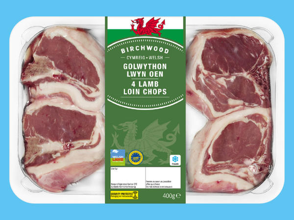 4 Lamb Loin Chops