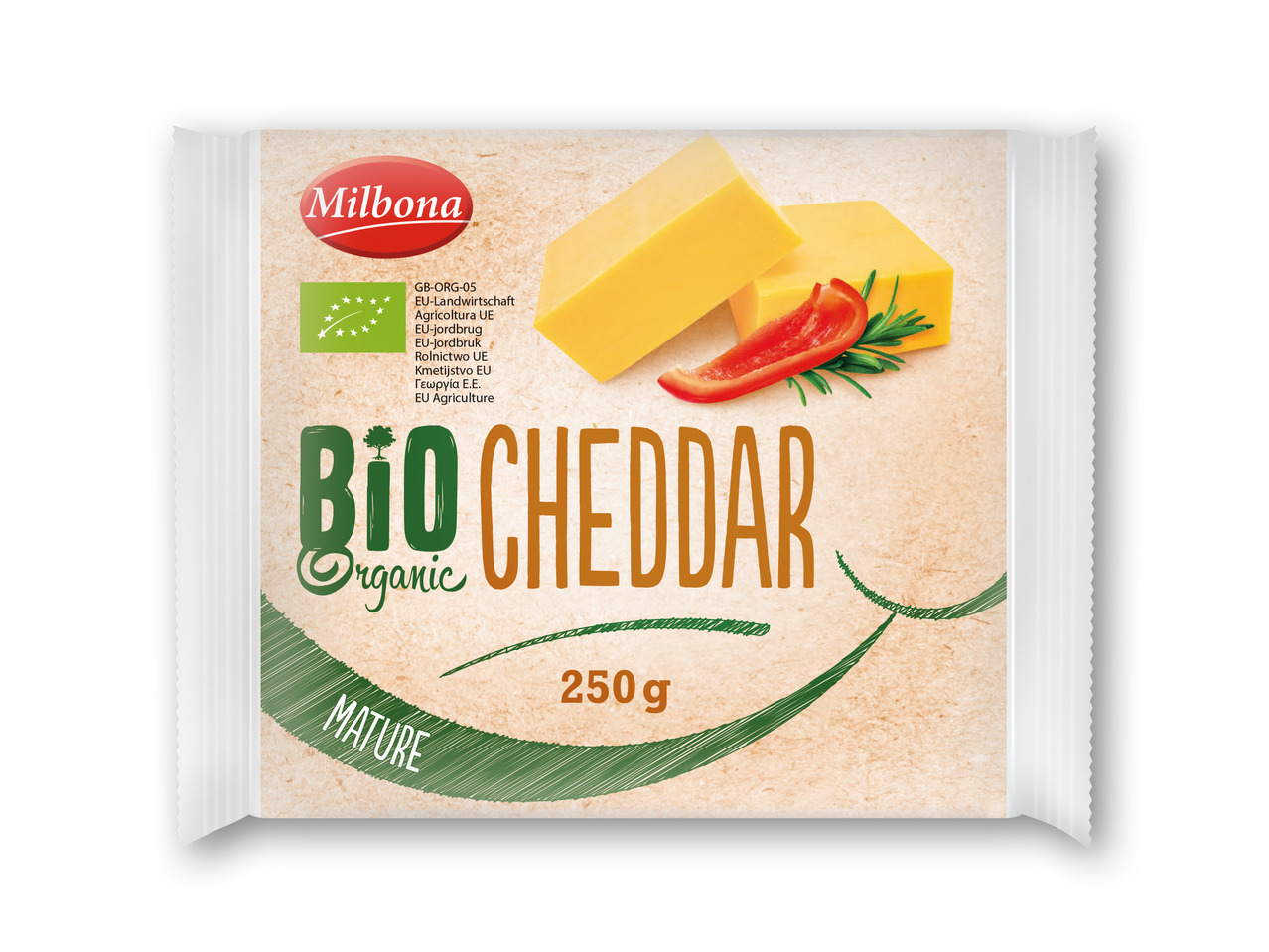 MILBONA Økologisk cheddar