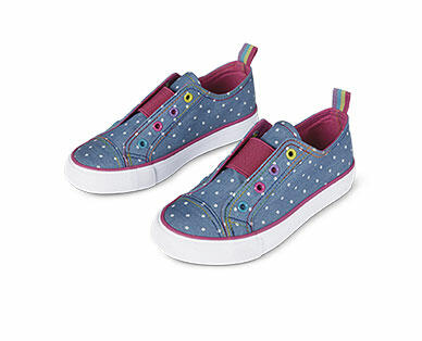 Lily & Dan Children's Memory Foam Canvas Shoes