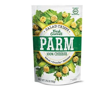 Fresh Gourmet 
 Parmesan or Bacon Cheddar Cheese Crisps