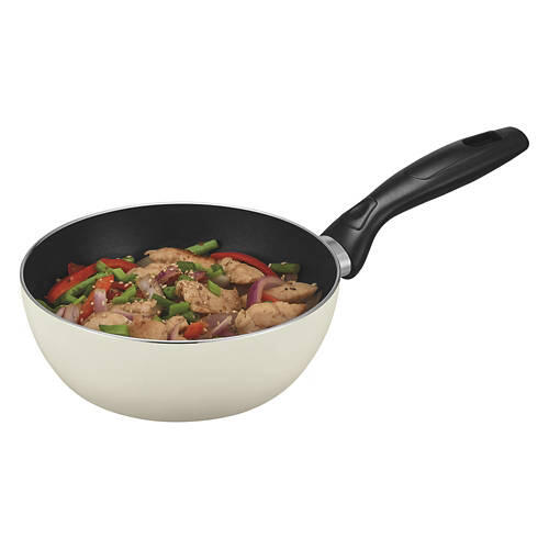 Mini Wok Pan, Cream