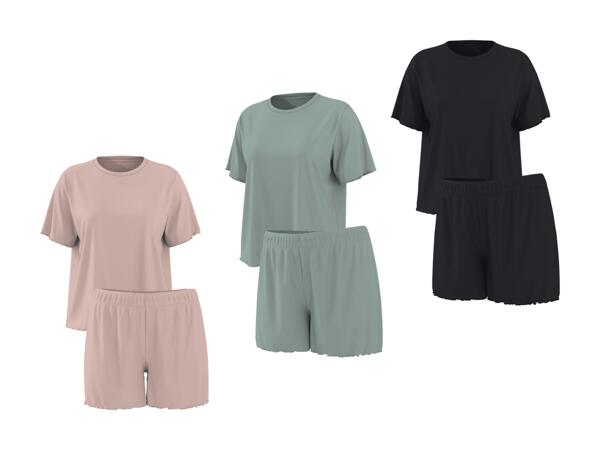 Pyjama en tissu côtelé, 2 pièces