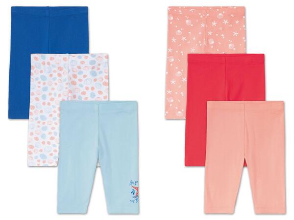 Kleinkinder Capri-Leggings, 3 Stück