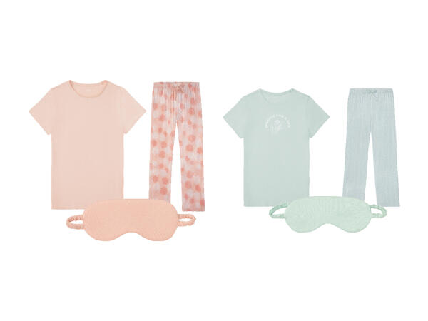 Pyjamas med sovmask