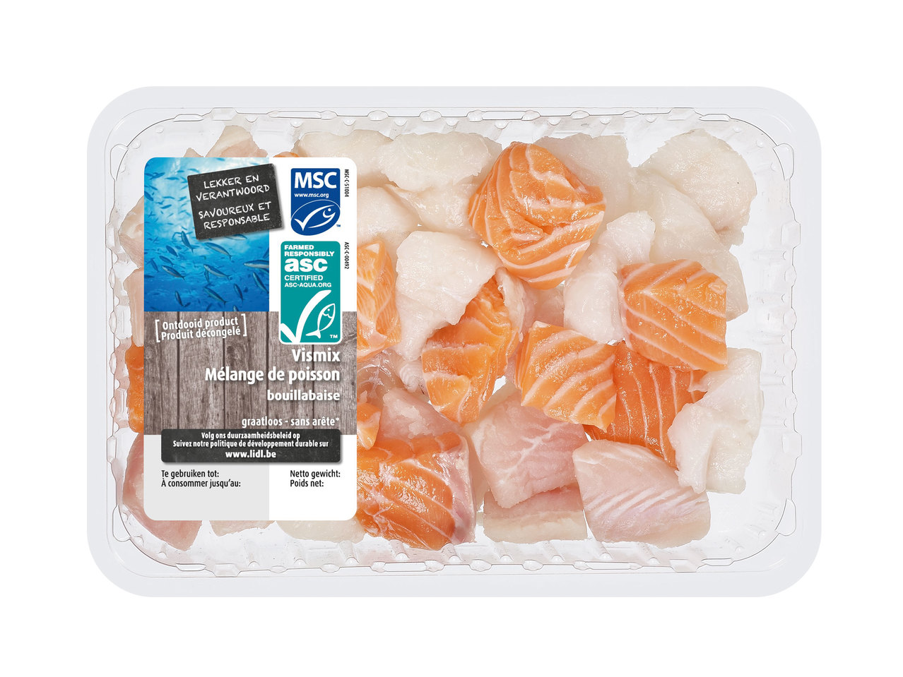 Vismix voor bouillabaisse
