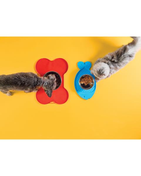 Bone Silicone Pet Feeding Mat