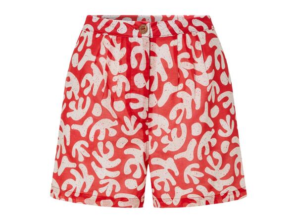 Esmara Ladies' Red/White Shorts