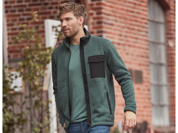 Men's Knitted Fleece Jacket