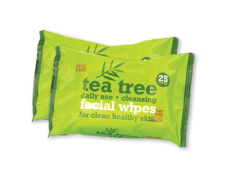 Tea Tree Cleansing Facial Wipes