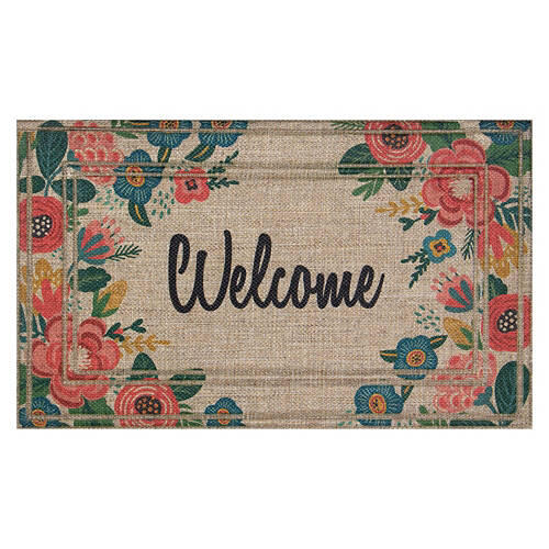 18" x 30" Soho Mat - Welcome Flowers