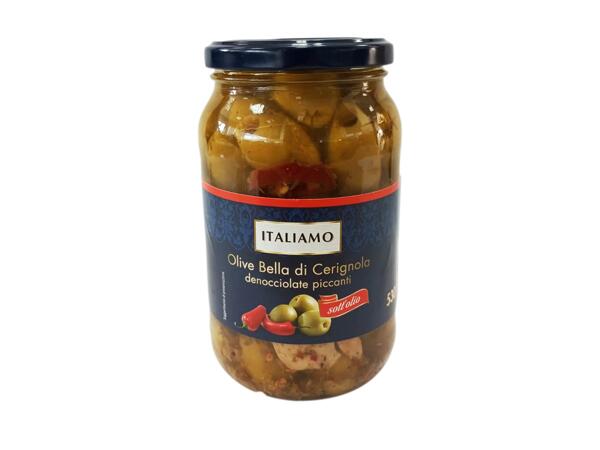 Spicy Pitted Olives Bella di Cerignola