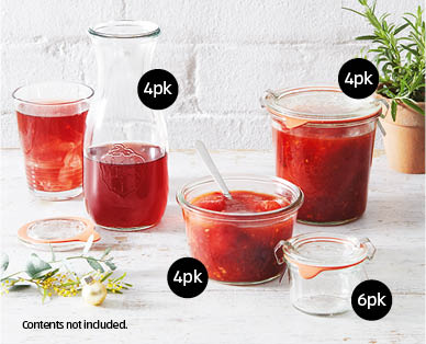 WECK Preserving Jars or Juice Bottles