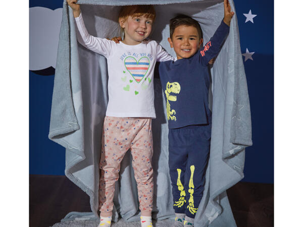 Kleinkinder Pyjama „Glow in the Dark"