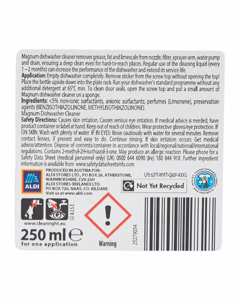 Magnum Dishwasher Cleaner