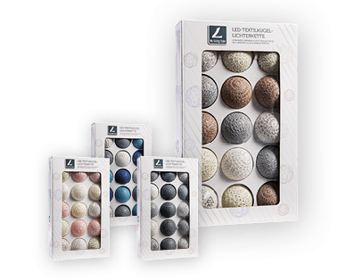 Guirlande LED "sphères de tissu" MY LIVING STYLE