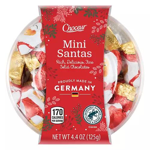 Solid Milk Chocolate Santas