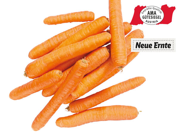 Frühkarotten aus Österreich