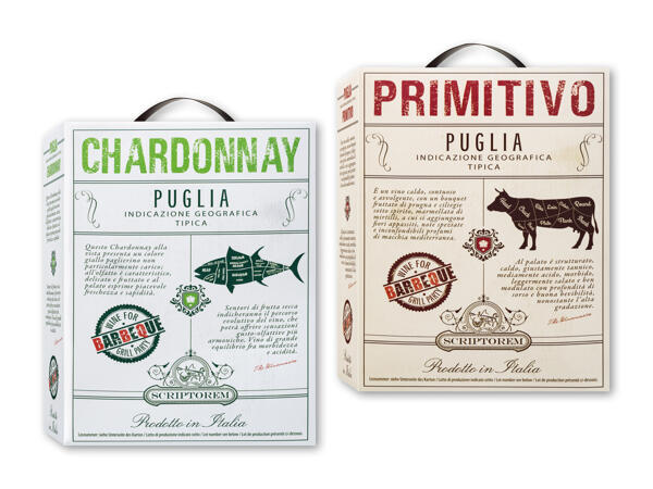 Chardonnay Puglia eller Primitivo Puglia