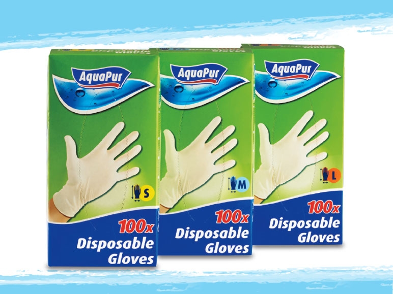 Gants jetables en latex