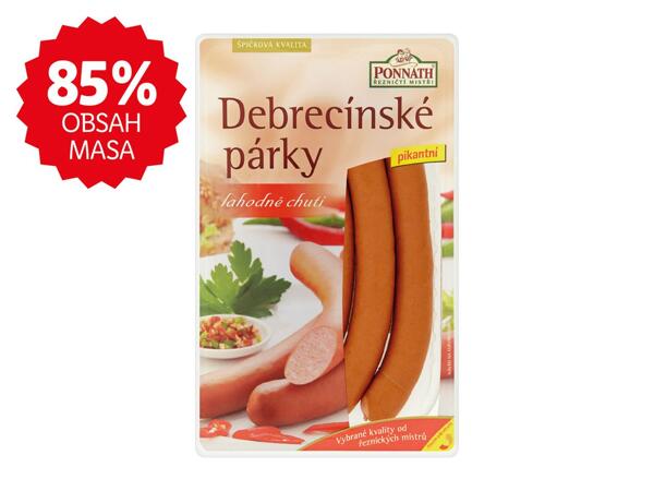 DEBRECÍNSKÉ PÁRKY / PÁRKY SE SÝREM