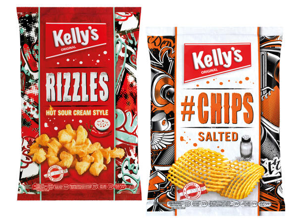 Kelly‘s Hashtag, Riffles, Rizzles oder Giants Chips