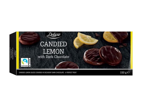Citron confit au chocolat