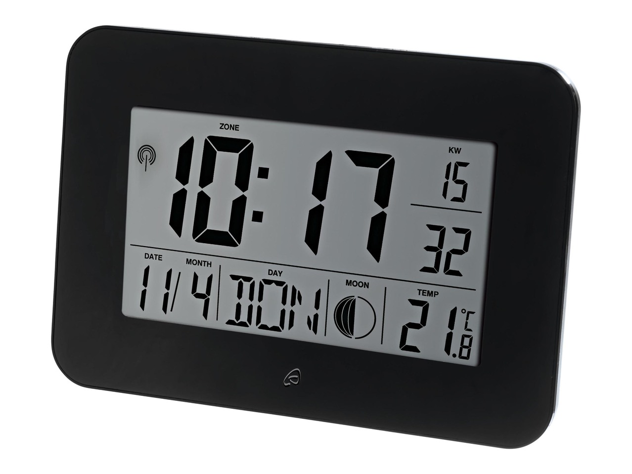 Radio-Controlled LCD Clock