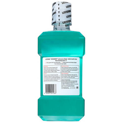 Freshburst Mouthwash 1L
