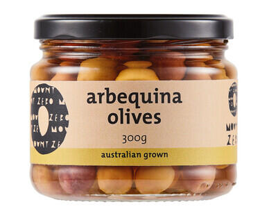 Mount Zero Australian Arbequina Olives 300g