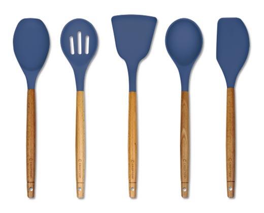 Crofton 
 5-Piece Wood & Silicone Utensil Set