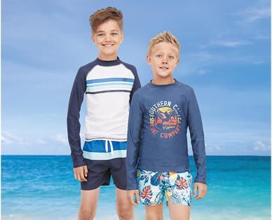 Children's Long Sleeve Rashvest & Board Short Set