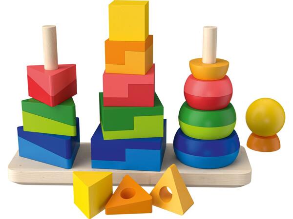Wooden Puzzle Or Stacking Game