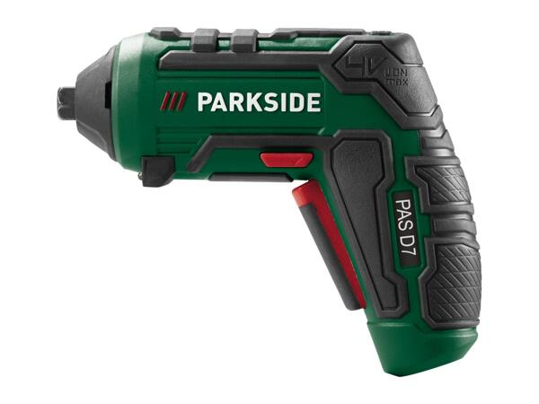 Parkside 4V Cordless Screwdriver With Exchangeable Attachments