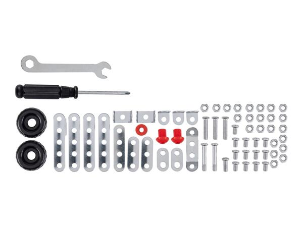 Playtive Build Your Own Metal Motorcycle Kit - 64 Piece Set
