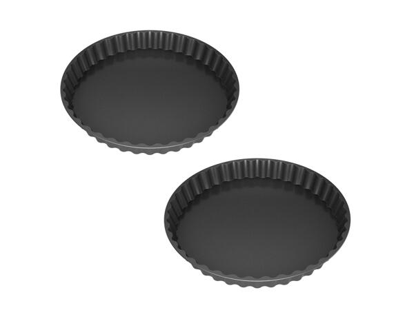 Quiche and Flan Tins or Pizza Tray set