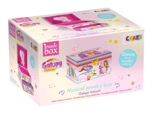CRAZE Unicorn Musical Jewellery Box