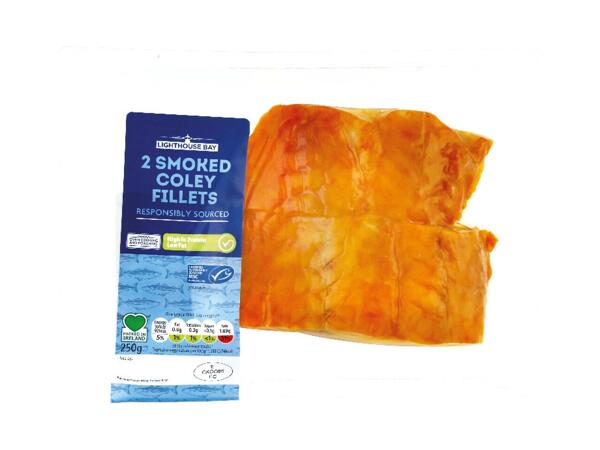 2 Smoked Coley Fillets