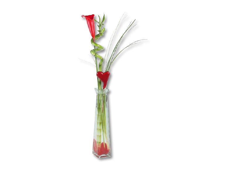 Composition pour la fête des mères dans un vase en verre (dès 4.5.)