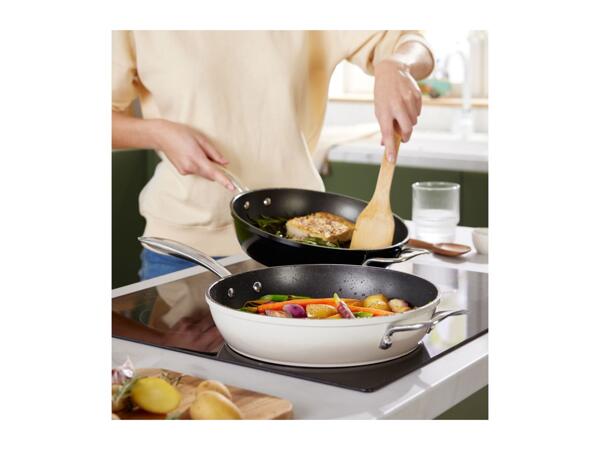 Livarno Home 28cm Cast Aluminium Frying Pan - Black
