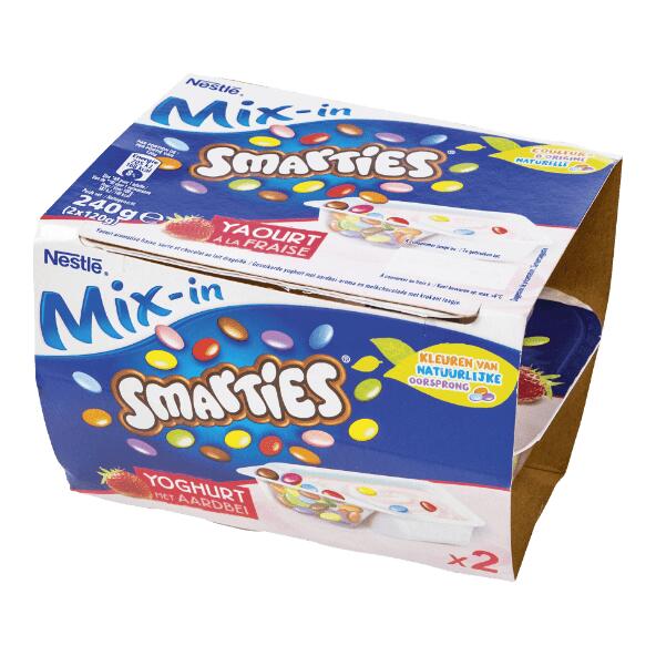 NESTLÉ(R) 				Yaourt aux Smarties, 2 pcs