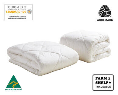 Australian Wool Quilt - Queen Size